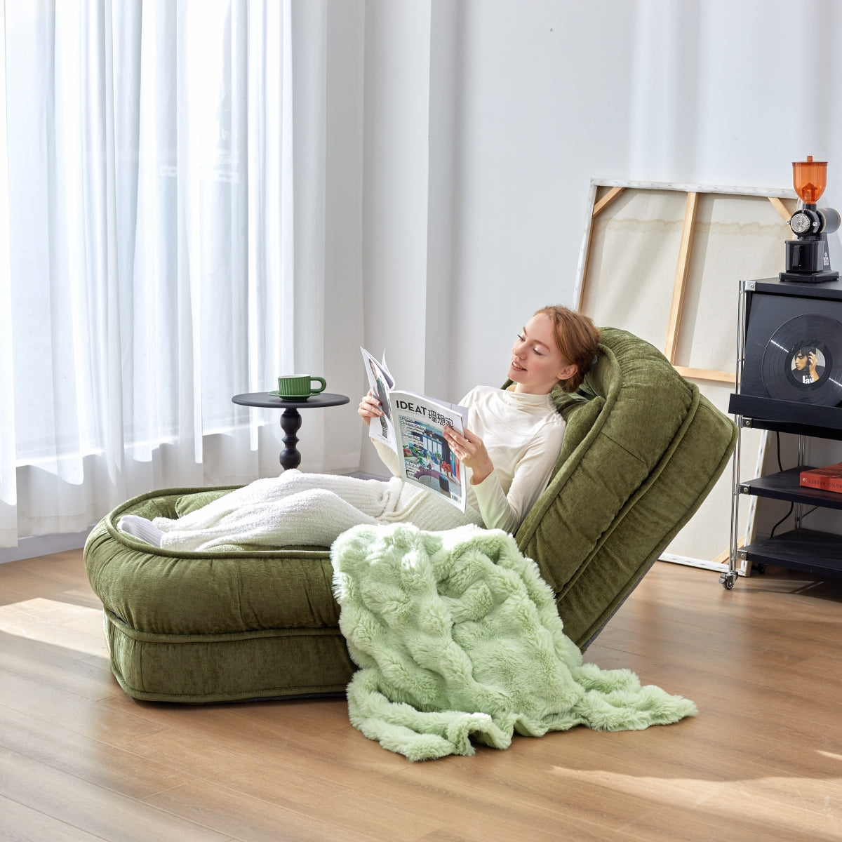 🛋️ Luxe Fauteuil & Comfortabel Opvouwbaar Bed 🛏️ 🛏️