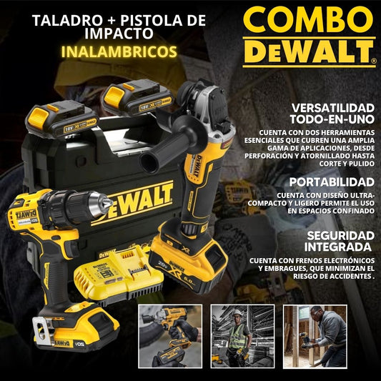 🔩 Dewalt® Gereedschap Combo: Boor & Slijpmachine – Ultieme Prestaties! ⚡️